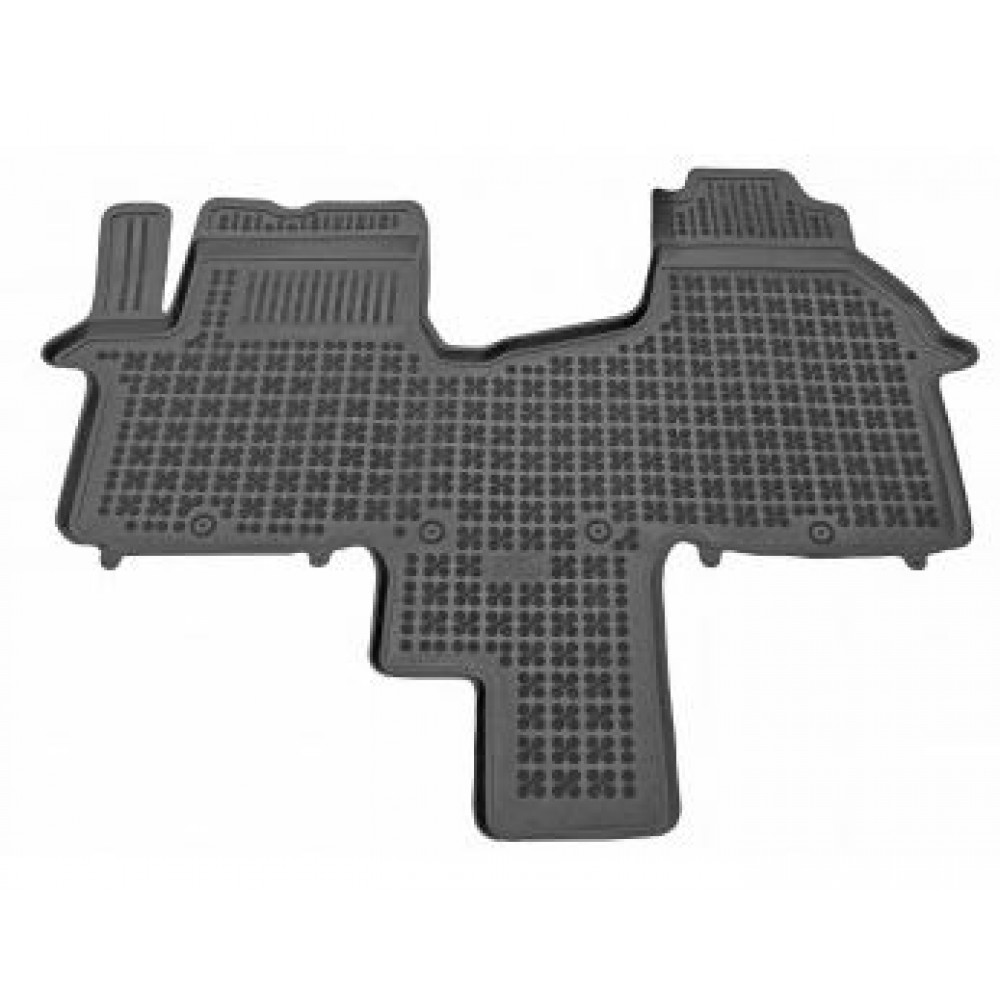 Car rubber floor mats front black RENAULT TRAFIC II (2s.) (2014-...) 201926