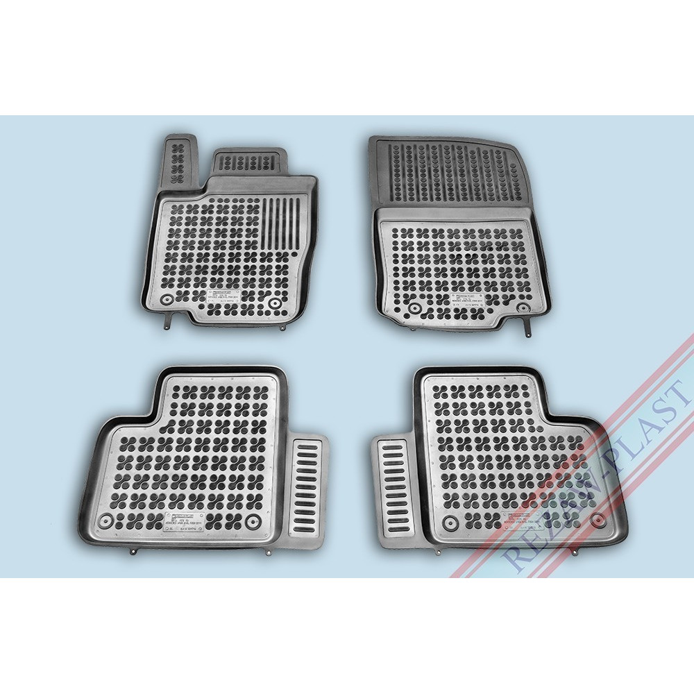 Car rubber floor mats black MB GLE-class (2015-...) 201714