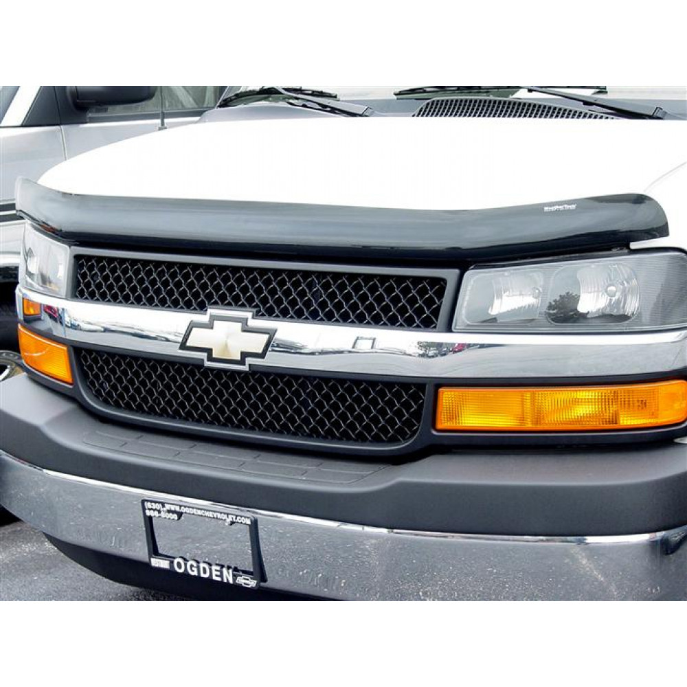 Дефлектор капота черный CHEVROLET EXPRESS (2003-2018) WEATHERTECH 50098