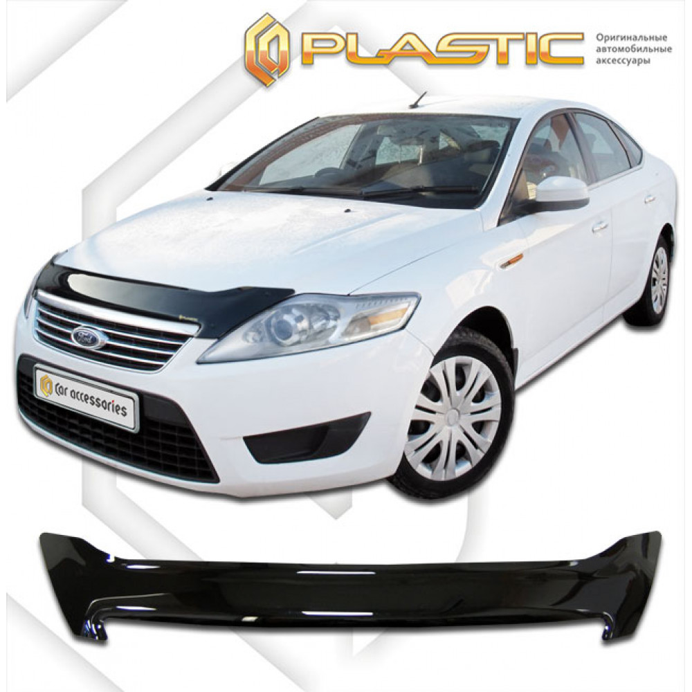 Дефлектор капота черный FORD MONDEO (2007-2010) CA-PLASTIC