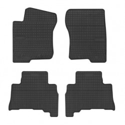 Car rubber floor mats black TOYOTA LAND CRUISER 150 (2017-..) NEGRO