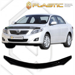 Дефлектор капота черный TOYOTA COROLLA (2010-2013) CA-PLASTIC