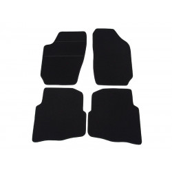 Car textile mats black SEAT IBIZA (2002-2008) ELEGANT