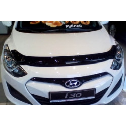 Hood guard black HYUNDAI i30 (2012-...) SIM