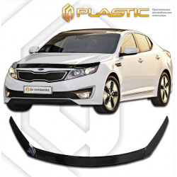 Дефлектор капота черный длинный KIA OPTIMA (2010-2015) CA-PLASTIC