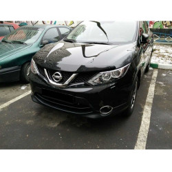 Hood guard black NISSAN QASHQAI II (2014-...) SIM