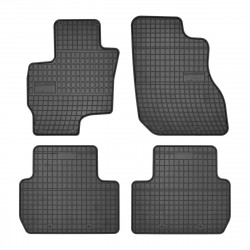 Car rubber floor mats black MITSUBISHI OUTLANDER PHEV (2014-...) NEGRO