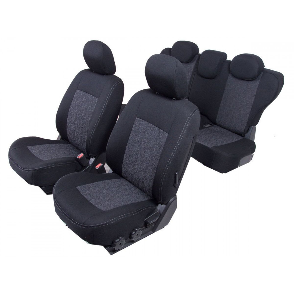 Car seat covers *HARMONY* PEUGEOT PARTNER (2008-...)(5s.,3x1)