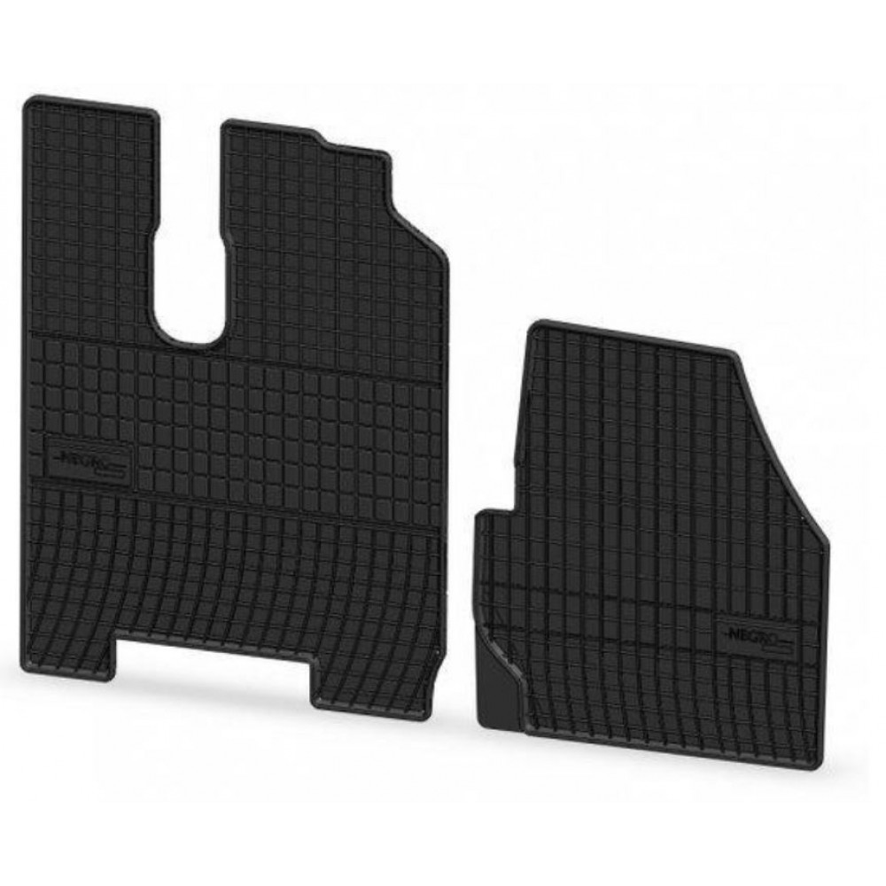 Car rubber floor mats black MB ACTROS (2003-2008) NEGRO