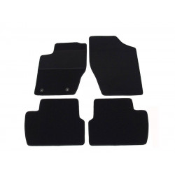 Car textile mats black PEUGEOT 307 (2001-2008) ELEGANT