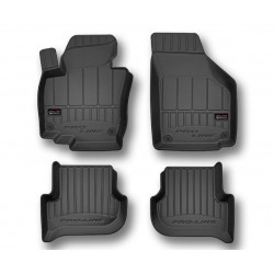 Car rubber floor mats black VW TOURAN (2003-2015) 3D FROGUM