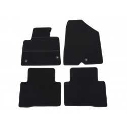 Car textile mats black HYUNDAI SANTA FE (2012-2018) ELEGANT