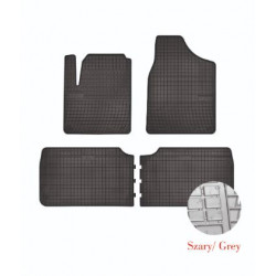 Car rubber floor mats grey VW SHARAN (5s.) (1995-2010) NEGRO