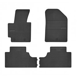 Car rubber floor mats black KIA SOUL (2014-...) NEGRO