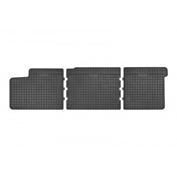 Car rubber floor mats black VW T5/T6 2nd row (2003-...) NEGRO