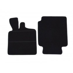 Car textile mats black SMART FORTWO (1998-2007) ELEGANT