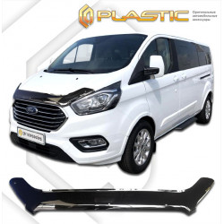 Hood deflector black FORD TOURNEO/TRANSIT CUSTOM (2018-...) CA-PLASTIC