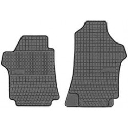 Car rubber floor mats black HYUNDAI H1 (2007-...) NEGRO