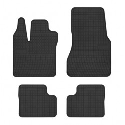 Car rubber floor mats black RENAULT TWINGO (2014-...) NEGRO