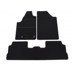 Car textile mats black CITROEN BERLINGO (1996-2007) ECONOMIC (CR)