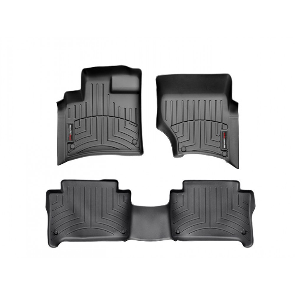 Car floor mats black WEATHERTECH AUDI Q7 (2006-2015) FLOORLINER