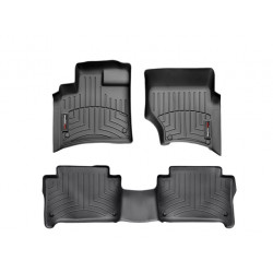 Kumimattosarja musta WEATHERTECH AUDI Q7 (2006-2015) FLOORLINER