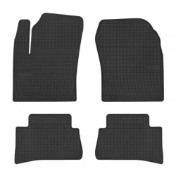 Car rubber floor mats black TOYOTA C-HR (2016-...) NEGRO