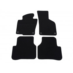 Car textile mats black VW PASSAT CC (2008-2016) ELEGANT