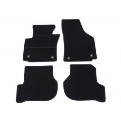 Car textile mats black SEAT ALTEA XL (2006-...) ELEGANT