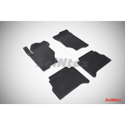 Car rubber floor mats black SEINTEX *STK* KIA SORENTO (2002-2009)