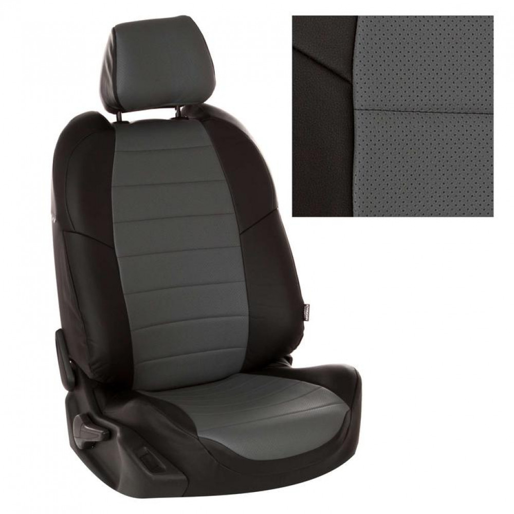 Modeliniai sėdynių užvalkalai *ARIGON ECO-LEATHER STRIPE* VW T5 (8s.)(2003-2009)