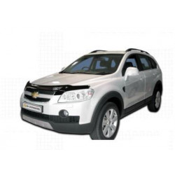 Дефлектор капота черный длинный CHEVROLET CAPTIVA (2006-2011) CA-PLASTIC