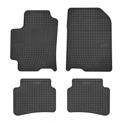 Car rubber floor mats black KIA RIO (2017-...) NEGRO