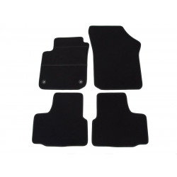 Car textile mats black VW UP! (2011-...) ELEGANT