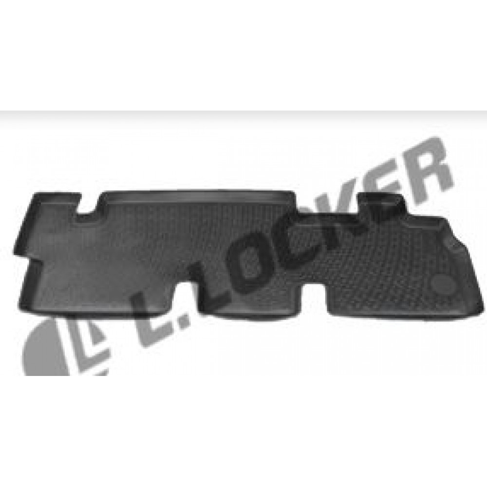 Auto kummimatid mustad VOLKSWAGEN T5 Carawelle/Transporter 3rd row long base (2009-2015)