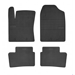 Car rubber floor mats black HYUNDAI i10 (2014-...) NEGRO