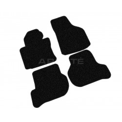 Car textile mats black SEAT LEON (2005-2013) ECONOMIC