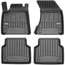 Car rubber floor mats black AUDI A8 (2010-2017) 3D FROGUM