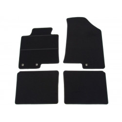 Car textile mats black PEUGEOT 3008 (2009-2016) ECONOMIC (CR)