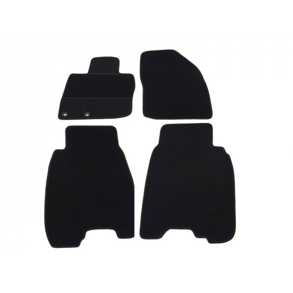 Car textile mats black HONDA CIVIC HB (2005-2012) ELEGANT