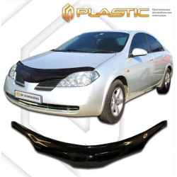 Дефлектор капота черный NISSAN PRIMERA (2002-2008) CA-PLASTIC