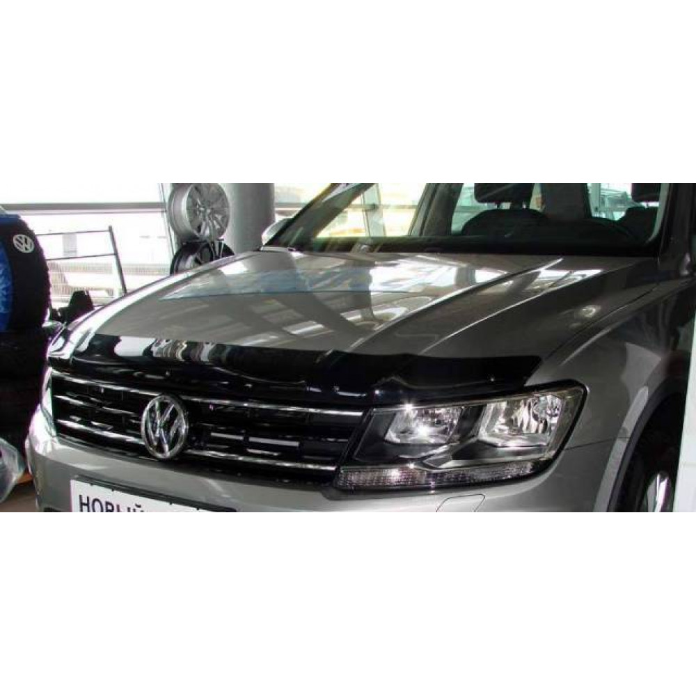 Дефлектор капота черный VOLKSWAGEN TIGUAN II (2016-...) EGR