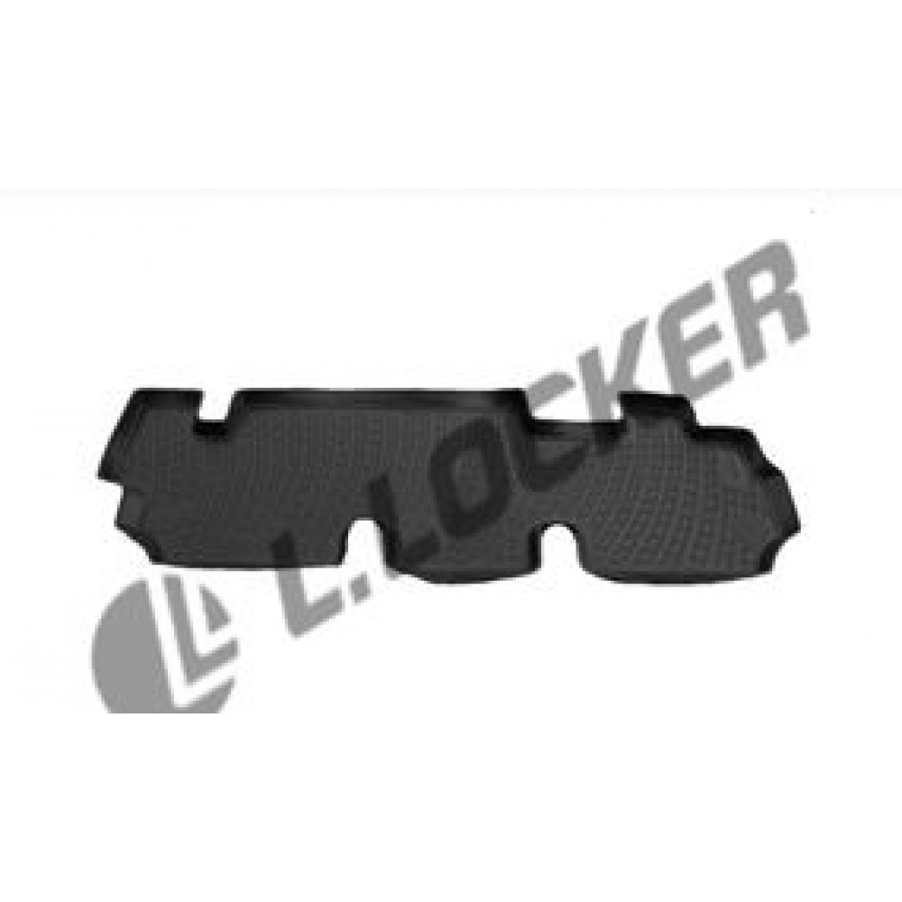 Kumimattosarja musta VOLKSWAGEN T5 Carawelle/Transporter 3nd row short base  (2003-2015)