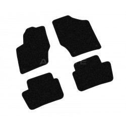 Car textile mats black PEUGEOT 308 (2007-2013) ECONOMIC