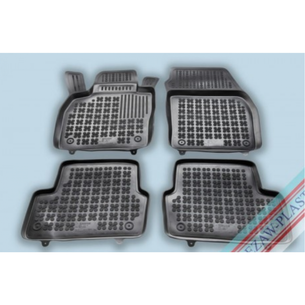 Car rubber floor mats black SEAT IBIZA (2017-...) 202009