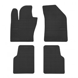 Car rubber floor mats black JEEP COMPASS (2017-...) NEGRO