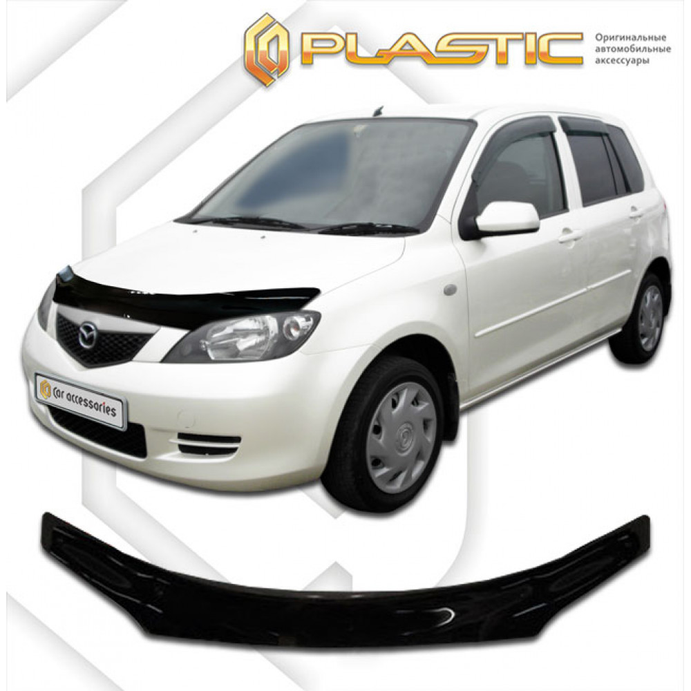 Kapota deflektors melnais MAZDA 2 (2002-2007) CA-PLASTIC