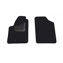 Car textile mats black PEUGEOT PARTNER (1996-2007) ECONOMIC