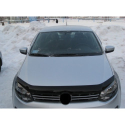 Дефлектор капота черный VOLKSWAGEN POLO (2009-...) EGR