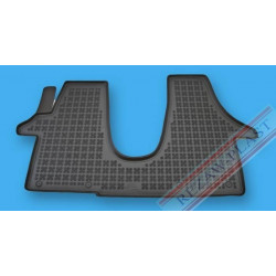 Car rubber floor mats front black VW T5/T6 (2003-...) 200108